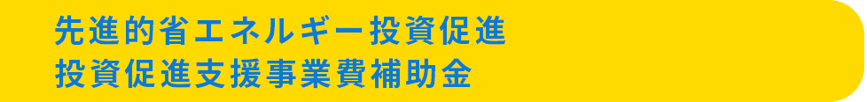 先進的省エネルギー投資促進支援事業費補助金